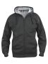 Basic Hoody Full Zip Anthracite Melange