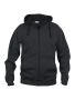 Basic Hoody Full Zip Black