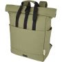 Joey 15" PC sekk med rulletopp av resirkulert GRS canvas, 15L Oliven