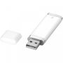 Flat 4GB USB-minne Hvit