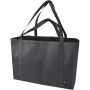 Jumbo GRS resirkulert non-woven ekstra stort handlenett, 65 l Solid svart