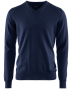 Berkeley Wilton Cashwool V-Neck genser marine