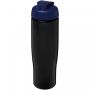 H2O Active® Tempo 700 ml sportsflaske med flipp lokk Svart