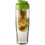 H2O Active® Tempo 700 ml sportsflaske og infuser med flipp lokk Lime