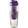 H2O Active® Tempo 700 ml sportsflaske og infuser med flipp lokk Lilla