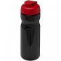 H2O Active® Base 650 ml sportsflaske med flipp lokk Svart