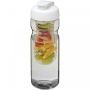 H2O Active® Base 650 ml sportsflaske og infuser med flipp lokk Hvit