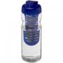 H2O Active® Base 650 ml sportsflaske og infuser med flipp lokk Blå