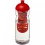 H2O Active® Base 650 ml sportsflaske og infuser med kuppel lokk Rød