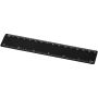 Refari 15 cm resirkulert plastlinjal Svart