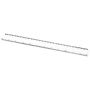 Refari 30 cm resirkulert plastlinjal Hvit