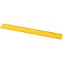Refari 30 cm resirkulert plastlinjal Gul