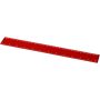 Refari 30 cm resirkulert plastlinjal Rød