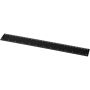 Refari 30 cm resirkulert plastlinjal Svart