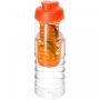 H2O Active® Treble 750 ml flaske med flipp lokk og infuser Transparent