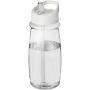 H2O Active® Pulse 600 ml sportsflaske med tut lokk Hvit