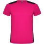 Detroit teknisk t-skjorte for barn fuchsia-black