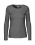 Langermet t-skjorte for damer dark heather