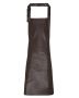 Faux Leather Bib Apron