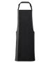 Contrast Bib Apron Svart