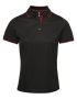 Ladies Contrast Polo Svart