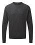 Mens Crew Neck Cotton Mørk grå