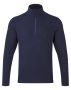 Unisex Recyclight ¼ Zip Microfleece Marineblå