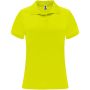 Monzha kortermet teknisk polo for dame flyellow