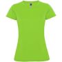 Montecarlo kortermet teknisk t-skjorte for dame Lime
