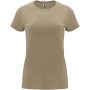 Capri kortermet t-skjorte for dame Sand