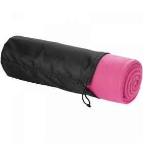 Huggy pledd med pose 150 x 120 cm Rosa
