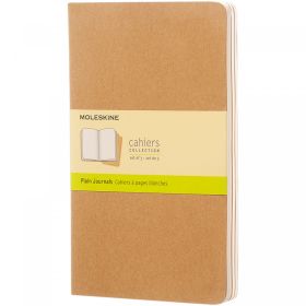 Moleskine Cahier Journal L – vanlig Brun