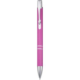 Moneta kulepenn i resirkulert aluminium (blått blekk) Rosa