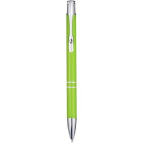 Moneta kulepenn i resirkulert aluminium (blått blekk) Lime