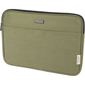 Joey 14" PC sleeve av GRS resirkulert canvas, 2 L Oliven