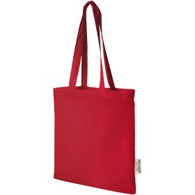 Madras 140 g/m2 handlenett av GRS resirkulert bomull, 7 L Rød