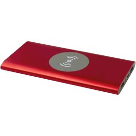 Juice 8000 mAh Type-C trådløs mobillader av resirkulert aluminium Rød