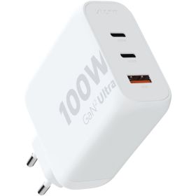 Xtorm XEC100 GaN² Ultra 100 W-vegglader Hvit