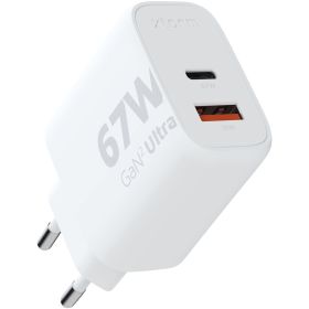 Xtorm XEC067 GaN² Ultra 67 W-vegglader Hvit