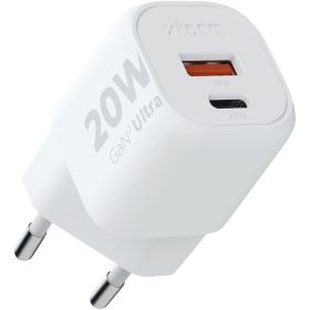 Xtorm XEC020 GaN² Ultra 20 W-vegglader Hvit