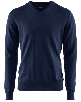 Berkeley Wilton Cashwool V-Neck genser marine