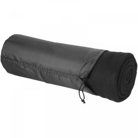 Huggy pledd med pose 150 x 120 cm Svart