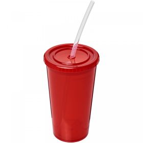 Stadium 350 ml dobbeltvegget kopp  Rød
