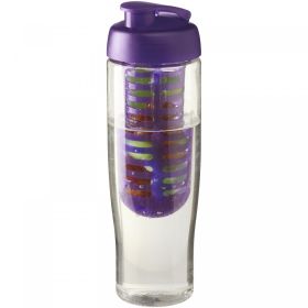 H2O Active® Tempo 700 ml sportsflaske og infuser med flipp lokk Lilla