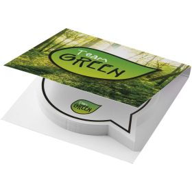 Sticky-Mate® talebobleformede klisterlapper med mykt omslag Hvit