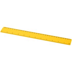 Refari 30 cm resirkulert plastlinjal Gul