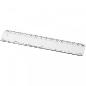 Renzo 15 cm plastlinjal Transparent