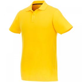 Helios kortermet polo herre Gul
