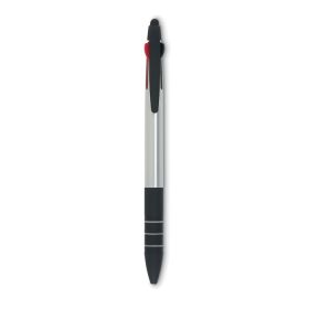 Multipen kulepenn med stylus Sølv
