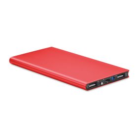 Powerflat8 powerbank Rød